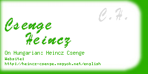 csenge heincz business card